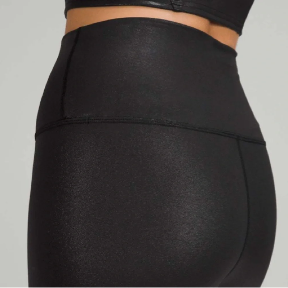Lululemon Special Edition Wunder Train Black Radiate Foil  | Size 4, 25” Inseam